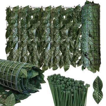 Искусственная сетка для живой изгороди, балконная сетка, коврик для затенения листьев БЕЗ 0,5х5м.