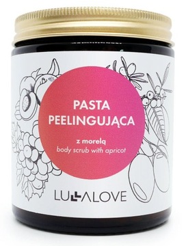 LULLALOVE ROZŚWIETLAJĄCA PASTA PEELINGUJĄCA 230G