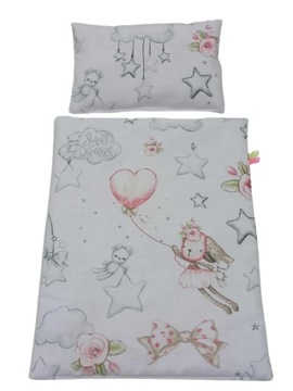 КОЛЯБКА BLUEBERRY + КАННИ И ПОДЛОЖНЫЕ ПРИНАДЛЕЖНОСТИ РАЗНОЦВЕТНАЯ ДЕРЕВЯННАЯ ЛЮБИЛЬКА ДЛЯ КУКОЛ