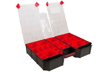 Organizer zamknięty Kistenberg KTG604010B 390 x 577 x 105 mm 27 pojemników
