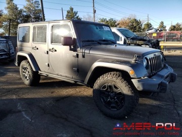 Jeep Wrangler III Unlimited Facelifting 3.6 V6 286KM 2016 Jeep Wrangler _UNLIMITED_SAHARA_4x4_3.6 L_285 km_2016r 3.6 Benzyna 285KM
