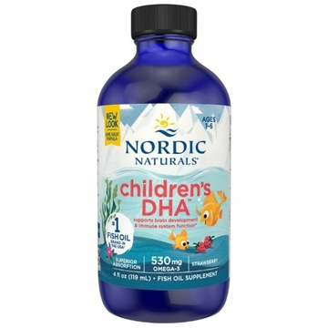 NORDIC NATURALS CHILDRENS DHA 530mg 119ml