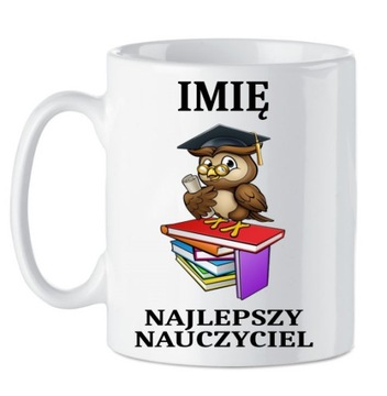 Kubek Dla Najlepszego Nauczyciela prezent + kartonik