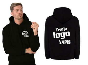 BLUZA Z WŁASNYM NADRUKIEM LOGO XL KANGUREK