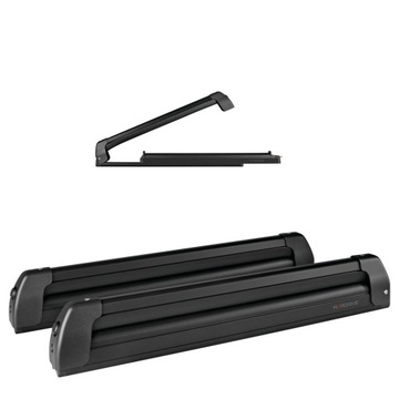 NORDRIVE Pro-Slider PS-60 BLACK wysuwany - uchwyt na 6 par nart / 4 deski