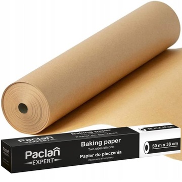 PACLAN Papier do pieczenia 50m x 38cm rolka