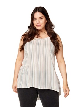 ZZ6 ZIZZI BLUZKA TOP W PIONOWE PASKI 46 48