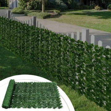 ИСКУССТВЕННАЯ ИЗГОРОДА ПЛЮЩА ДЛЯ СТЕНЫ БАЛКОНА ЗЕЛЕНАЯ СТЕННАЯ ЗАТЕНИВАЮЩАЯ СЕТКА