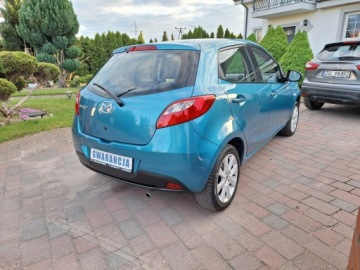 Mazda 2 II Hatchback 3d Facelifting 1.3 MZR 75KM 2012 Mazda 2 Klimatyzacja Serwisowany Garażowany Stan, zdjęcie 6