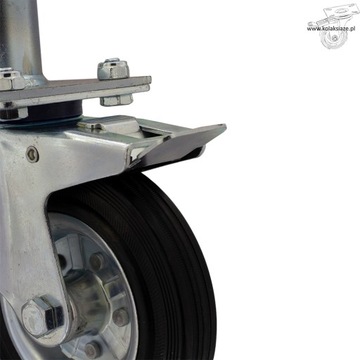 Колеса fi160 Комплект из 4 шт. ЛЕСА 4x7HSTGU160/40 STRONG