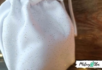 Причастие ~ Мешочек/мешочек для причастия ~ золотой блеск