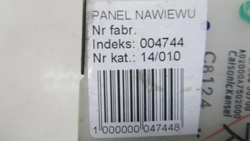 NISSAN X-TRAIL T31 PANEL KLIMATIZACE 27500JG700 07-