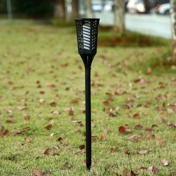 Солнечная лампа 96 светодиодный фонарик с эффектом пламени 3в1