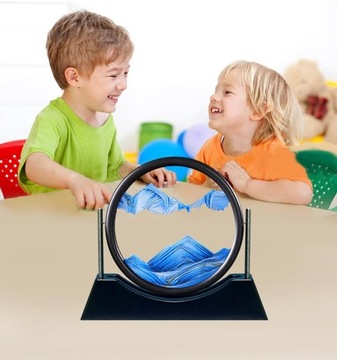 ПЕСОЧНАЯ ЖИВОПИСЬ 3D ПЕСОЧНЫЕ ЧАСЫ ИСКУССТВО ДИНАМИЧЕСКОЕ УКРАШЕНИЕ СТОЛЛА ДЛЯ ГОСТИНОЙ