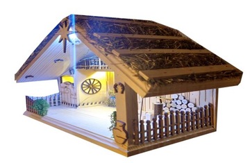 Szopka Bożonarodzeniowa, betlejemska drewniana, święta