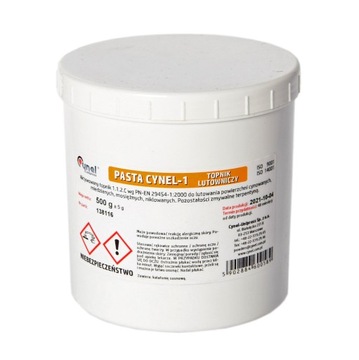 PASTA CYNEL-1 TOPNIK LUTOWNICZY CYNEL 500G