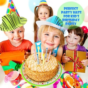 ШЛЯПКИ ДЛЯ ВЕЧЕРИНКИ Праздничные шляпы из пластика неонового цвета.