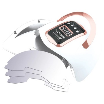 Двойная светодиодная УФ-лампа для ногтей, маникюрные гибридные гели SUNONE Salon X 280 Вт