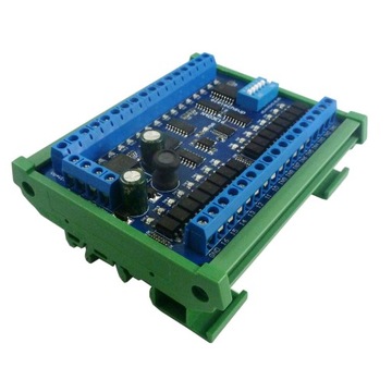RS485 PLC karta rozszerzeń IO powłoka na szynę DIN