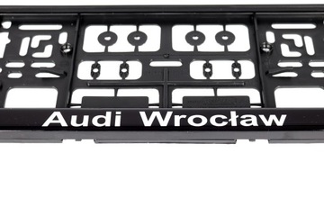 РАМКА ЛОГОТИПА AUDI SPORT КРАСНАЯ НОМЕРНЫЕ ЗНАКИ