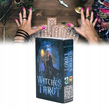 НАБОР КЛАССИЧЕСКИХ КАРТ ТАРО ВЕДЬМЫ ТАРО 78 ШТ.