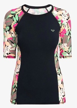 Футболка Roxy с принтом из лайкры - KVJ8/Антрацит Palm