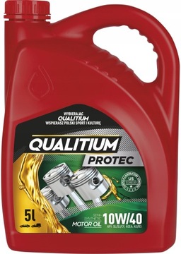 Olej silnikowy Qualitium Protec 10W40 5 litrów półsyntetyk