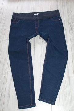 NEW LOOK jegginsy CIĄŻOWE, elastyczne, JEANS - 46