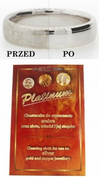 SUPER MOCNA Chusteczka do czyszczenia Biżuterii SREBRA i ZŁOTA 100% Jakości