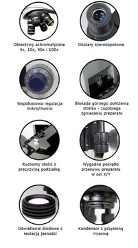 Mikroskop Delta Optical Genetic Pro A z kamerą 3MP
