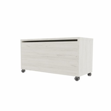 Skrzynia kufer organizer na zabawki duży pojemnik zamykany na kółkach 80 cm