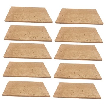 10x Arkusz korkowy do gryfu saksofonu altowego o grubości 2 mm