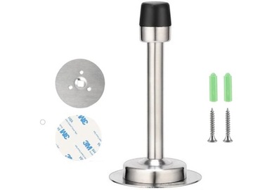 ОТРЫВОК ДВЕРНОЙ СТОПОН ЗАМКА СЕРЕБРЯНЫЙ СТАЛЬ 78мм*55мм