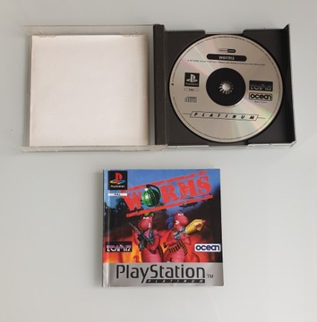 Worms PSX PS1 ПОЛНАЯ PLAYSTATION 1 3XA