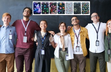 Wytrzymały, wysuwany uchwyt na identyfikator z klipsem na smycz – motyl