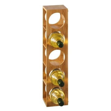 БАМБУКОВАЯ ПОДСТАВКА ДЛЯ ВИНА НА 5 БУТЫЛОК ZELLER