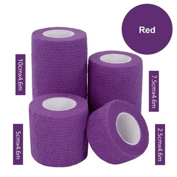 12 Rolls Self-adhesive Bandage Pet Elastoplast Cohesive Muscle Tape