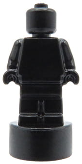 Lego Akcesoria - Statuetka / figurka czarna 90398