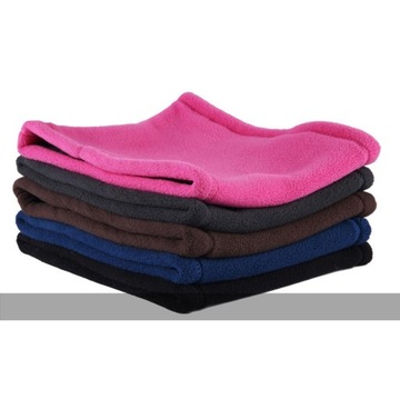 Ветрозащитный флисовый шарф, утеплитель для шеи,