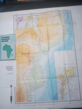 Карта Анголы 1985 года (на английском, французском и немецком языках) + другие карты