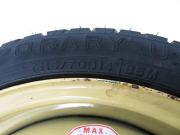 KOLO DOJEZDOVÉ 14'' TOYOTA YARIS 4X100