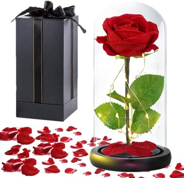 Вечная роза в стекле Подарок на День матери мамам и женщинам жене 26 мая