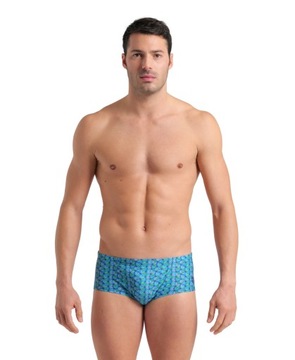 Szorty kąpielowe Arena STARFISH LOW WAIST SWIM SHORT TURQUOISE MULTI 80