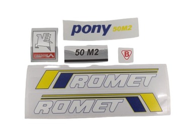 NAKLEJKI MOTORYNKA PONY M2 DELUXE (KOMPLET)