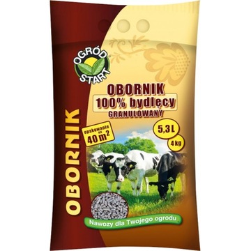Nawóz OBORNIK BYDLĘCY 4KG wiosna jesień