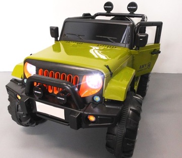 DWUOSOBOWY JEEP MONSTER AUTO NA AKUMULATOR 4 SILNIKI