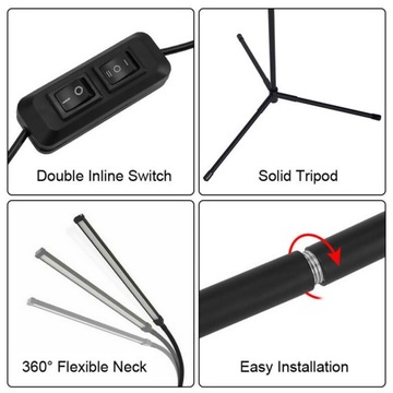 ОФИСНЫЕ ЛАМПЫ СО СВЕТОДИОДНОЙ НАПОЛЬНОЙ ПОДСТАВКОЙ