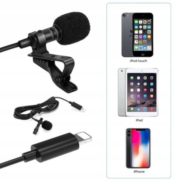 Петличный микрофон с зажимом для телефона Универсальный микрофон USB-C