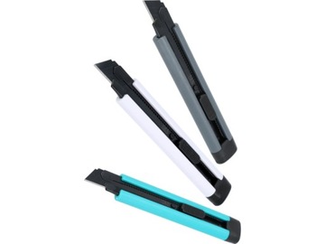 Nóż DREL z ostrzem łamanym 18 mm GRATIS 3x ostrze SK5 czarne