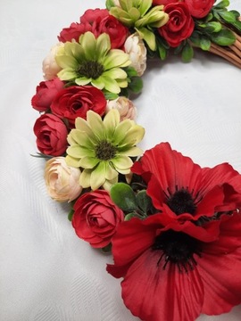 Венки возглавляли пасхальное украшение весна лето 25 см.